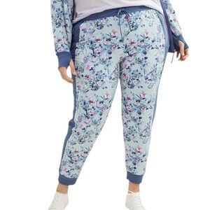 Vera Bradley Women's Floral Active French Terry Jogger Pants Size 3XL‎ NWOT